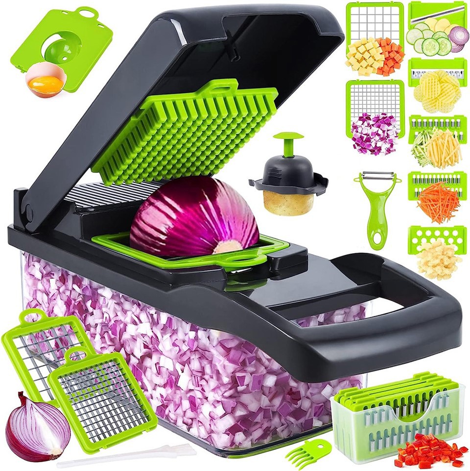 16-Piece Vegetable Cutter With Container